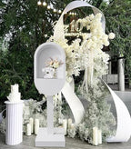 Audio Guest Book Phone Booth Stand, Romantic Metal Audio Guestbook Telephone Booth for Wedding Birthdays Party Graduation Baby Shower Retirement Special Occasions Decoration - Image 4