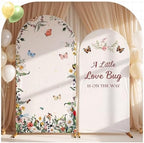 Moukeren Love Bug Baby Shower Arch Backdrop Cover 6ft and 7.2ft - Image 5