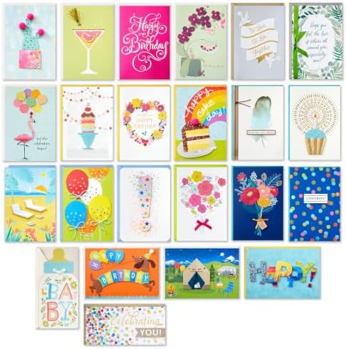 Hallmark All Occasion Cards, Assorted 24-Pack with Organizer (Watercolor) - Image 3