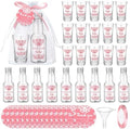 Lemonroad 36 Set Cielito Lindo Baby Shower Favors Clear Shot Glasses, Pink by Unknown