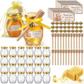 24 Pack 3.4 oz Glass Honey Jar Party Favors by Unknown