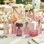 30 Pcs Pink Bud Vases Set, Baby Shower Decorations, Wedding Table Decor - Image 6