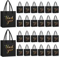 Honoson 60 Pcs Mini Thank You Gift Bag with Handle Bulk,Black by Honoson