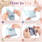 Kacctyen 50 Pack Mini Leather Purse Gift Bags PU Wedding, Multicolor - Image 3