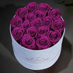 Prifroti 17 Flowers in a Luxury Suede Box, Birthday Gifts for Women, Preserved Flowers, Mothers Day Roses Gift for Mom, Bossy Pink - Image 2