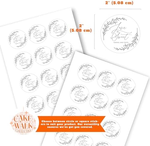 Set of 24 Honey Jar Favor Stickers | Party Favor Labels| Bridal Shower Favor Stickers | Personalized Wedding Favor Labels | Mini Honey Jar Favor Stickers - Image 5