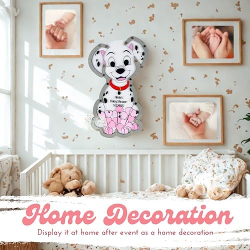 Dog Baby Shower Guest Book Alternative, Personalized Puppy Sign-in Board - Image 3