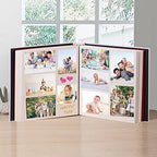 Large Photo Album Self Adhesive 4x6 5x7 3x5 8.5x11 Scrapbook Magnetic Album DIY Scrap Book Length 13 x Width 12.8 (Inches) 120 Sticky Pages Linen Cover DIY Photo Album (White) - Image 3