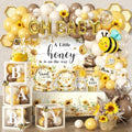 Cocomigo 257Pcs Bee Baby Shower Decorations, All-in-One Set for 25 Guests by cocomigoPartyHome