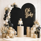 2 Pack Arch Backdrop Stand and Cover Set (7.2FT/6FT), Balloon Arch Stand - Image 6