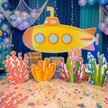 5 Pcs Large Under The Sea Cutouts Decorations with Stand by Unknown
