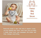 iAOVUEBY Baby Shower Gifts, Baby Gifts for Girls Boys, Unique Baby Gifts Basket Essentials Stuffs - Baby Lovey Blanket Newborn Bibs Socks Wooden Rattle & Greeting Card, Newborn Baby Gift Set - Image 5