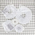 30 Pack White Paper Lanterns 4" 6" 8" 10" 12" Assorted Sizes, CertBuy White Hanging Round Lanterns for Birthday Wedding Baby Shower Festival Christmas Party Decoration - Great for Indoor or Outdoor - Image 5