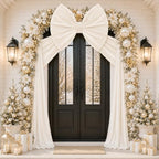 Suncalla 40 x 80 Inch Extra Large White Velvet Bow for Backdrop, Xmas Tree by Unknown