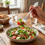 WDF 200 Pieces Silver Plastic Silverware Disposable - 50Guests Silverware Plastic Cutlery - Disposable Utensils Includes 100 Forks, 50 Spoons, 50 Knives Perfect for Christmas Wedding or Party - Image 4