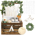 Barydat Wooden Baby Shower Crate Closet Set, Brown by home