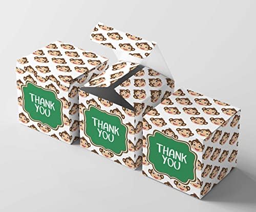 Paper Box - Mini Favor Box For Baby Shower 4x4x4 Inches Paper Gift Boxes, Candy Paper Box For Party Favors, Baby Shower Jungle,Boy/Girl Theme- Pack Of 20 - Image 5