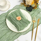 fani 60 Pack Gauze Cheesecloth Napkins, 20 x 20 in, Sage Green - Image 3
