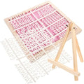 Double Sided Felt Letter Board Set with Wooden Frame and Easel by OSALADI