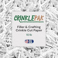 10LB White Crinkle Paper Filler by CrinklePak