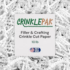 10LB White Crinkle Paper Filler by CrinklePak
