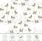 50 Pcs Mallard Duck Paper Plates 10" Large Heavy Duty - Image 2