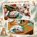 FillTouch 350 Pcs Let The Adventure Baby Shower Party Supplies - Image 4