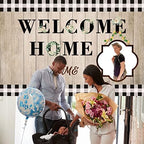 Custom Welcome Home Banner Decoration,Welcome Back Home Yard Sign for Outdoor Decor, Military Homecoming Deployment Returning Party Supplies(6x9ft) - Image 5