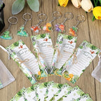 289 Pieces Dinosaur Baby Shower Favors for Guest It's a Boy Ballpoint Pens and Keychains Gifts for Boys Bulk Retractable Baby Shower Pens Gender Reveal Thank You Cards Souvenir Party Favors - Image 4