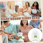 Seenelling 8 Sets Bear Diaper Changing Baby Shower Game Kit, Brown, White - Image 5