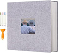 Vienrose Photo Album with Window Self Adhesive 13x12.6 120 Pages Light Grey by Vienrose