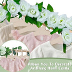 Wooden Baby Shower Crate Closet, Customizable Baby Basket with Hanger Rack and Garland, Gifts for New Parents, Baby Shower Decorations Boy Or Girl - Image 4