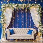 10x12 Royal Blue Backdrop Curtains for Wedding Party 2 Panel 5×12FT Tall - Image 3