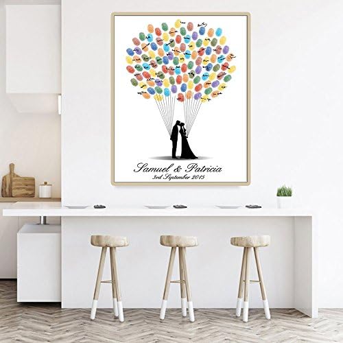 DIY Wedding Guest Book for Couple, Personalized Engagement Present Anniversary Guest Signing Alternative Wedding Party Decorations-80x120cm - Image 4