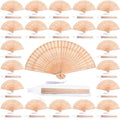 Qunclay 60 Pcs Wooden Hand Fans for Wedding Guest Favors,Simple Style by Qunclay