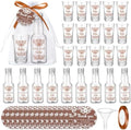 Lemonroad 36 Set Cielito Lindo Baby Shower Favors Clear Shot Glasses, Brown by Unknown