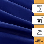 Obstal 2 Pack Table Clothes for 8 Foot Rectangle Tables, Royal Blue - Image 5