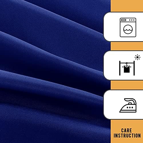 Obstal 2 Pack Table Clothes for 8 Foot Rectangle Tables, Royal Blue - Image 5