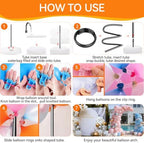 Balloon Arch Stand for Party Decoration 9.2FT & 6FT - Black - Image 5