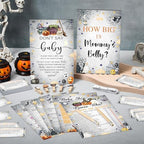 Funnymoom 426 Pcs Halloween Baby Shower Games Set, 8 Party Activities - Image 2