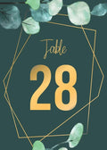 ANANYA FASHION & CRAFTS HUB Green Eucalyptus Wedding Table Number Cardss 1-100 Double Sided With Head Table For Reception Event Party Baby Shower Birthday 5x7 Inch by AnanyaFashionCraftsHub