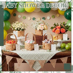 LemonRoad 20 Sets Locally Grown Baby Shower Mini Picnic Basket with Card - Image 5