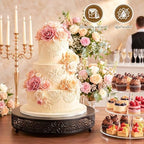 Wenqik 20 Inch Cake Stand Round Metal Cupcake - Image 4