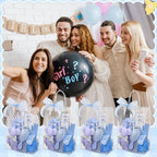 Aliceset 92 Pcs Baby Shower Prizes for Game Party Winners Baby Shower Favors Gifts Includes Hair & Beauty Accessories Jewelry Box with Gift Bag for Gender Revealed Wedding Bridal Party Favors(Blue) - Image 5