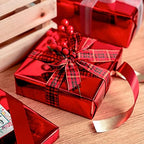 RUSPEPA Red Metallic Wrapping Paper - Solid Color Paper Perfect for Wedding, Birthday, Christmas, Baby Shower - 30 Inches x 100 Feet - Image 4