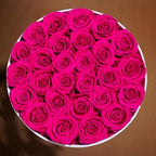 Prifroti 27 Flowers in a Luxury Suede Box, Birthday Gifts for Women, Preserved Flowers, Mothers Day Roses Gift for Mom, Hot Pink - Image 5