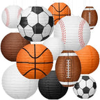 Bencailor 13 Pcs Sports Paper Lanterns Hanging Decorations, Simple by Bencailor