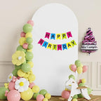 Putros Arch Backdrop Stand and Cover Set, 6.6ft Arch Stand with White Cover - Image 5
