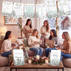 Funnymoom 426 Pcs Winter Baby Shower Games Set, 8 Activities Bingo - Image 6