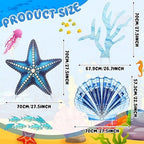 Weysat 3 Pcs Large Sea Party Stand Ocean Under The Sea Party Decoration Set - Image 2